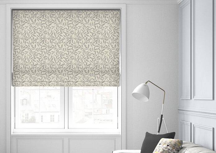 Abele, Silver - Twist&Fit Roman Blind - Image 3